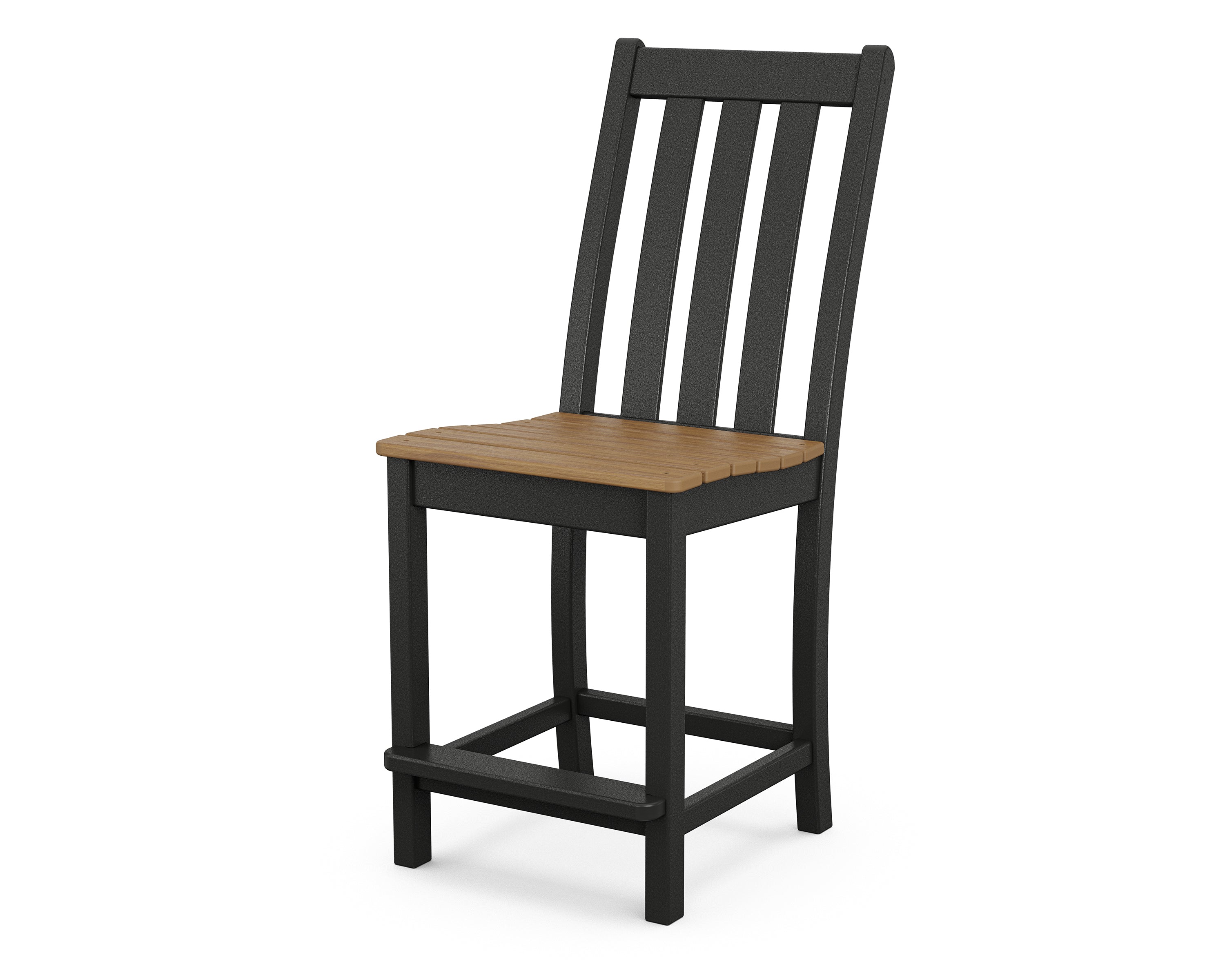 POLYWOOD Vineyard Counter Height Chair - Durable Outdoor Bar Stool for Patio, Deck, or Kitchen - Weather-Resistant & Easy to Clean - Perfect for Entertaining or Relaxing