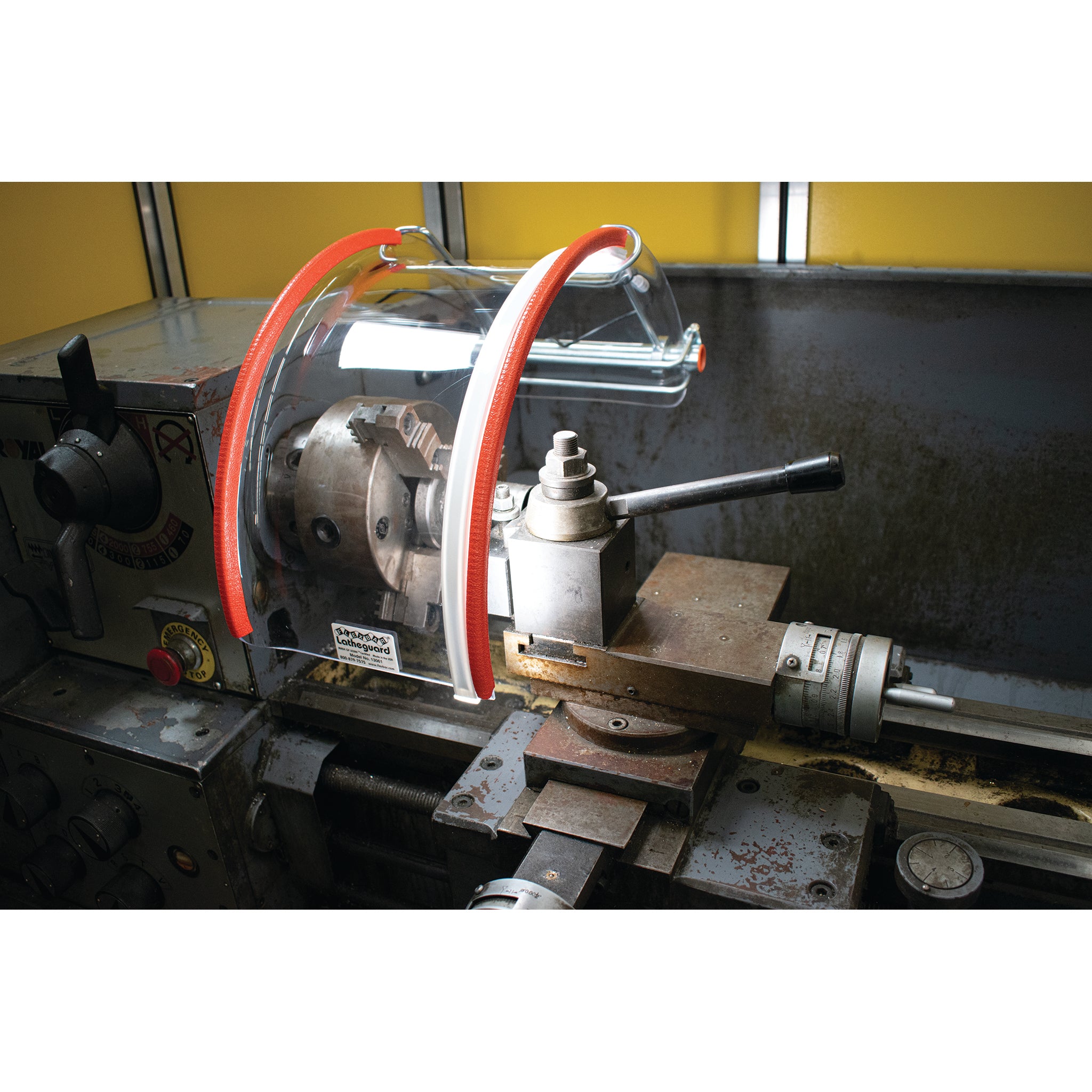 Latheguard LED Medium/Large 12V Rechargeable Battery Pack - Durable Power Source for Woodworking Lathes & Industrial Equipment