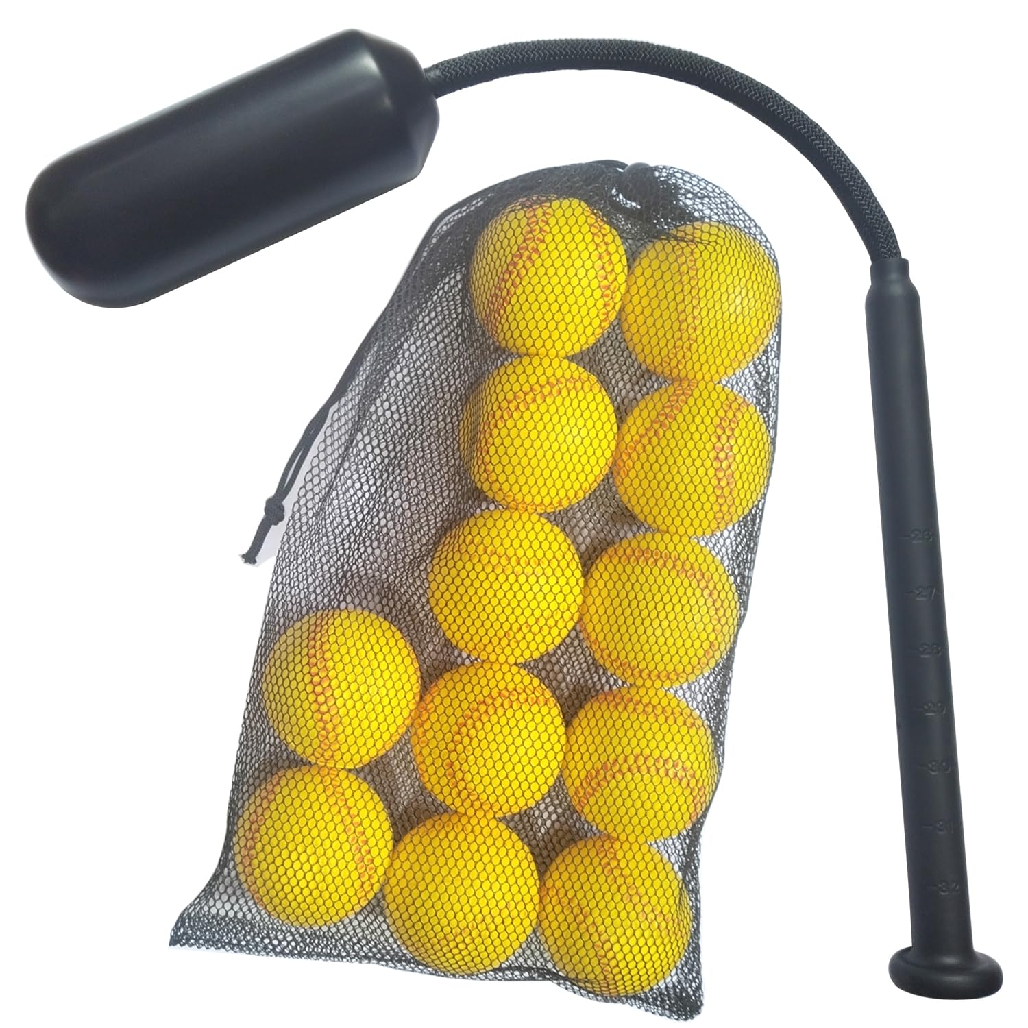 Baseball Hitting Trainer - Improve Batting Skills with Centrifugal Force & Rope Training Equipment | Perfect for Baseball Practice, Batting Drills & Swing Training at Home or Field