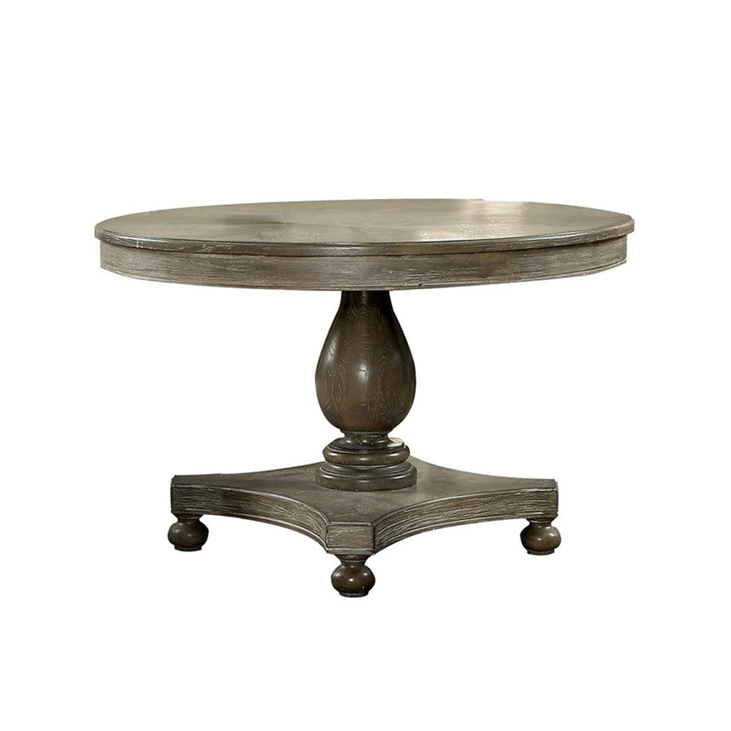 Rustic Dark Oak Dining Table - Simple Relax SR03CM3872RT-TABLE for Farmhouse & Modern Homes | Perfect for Kitchen, Dining Room & Outdoor Entertaining