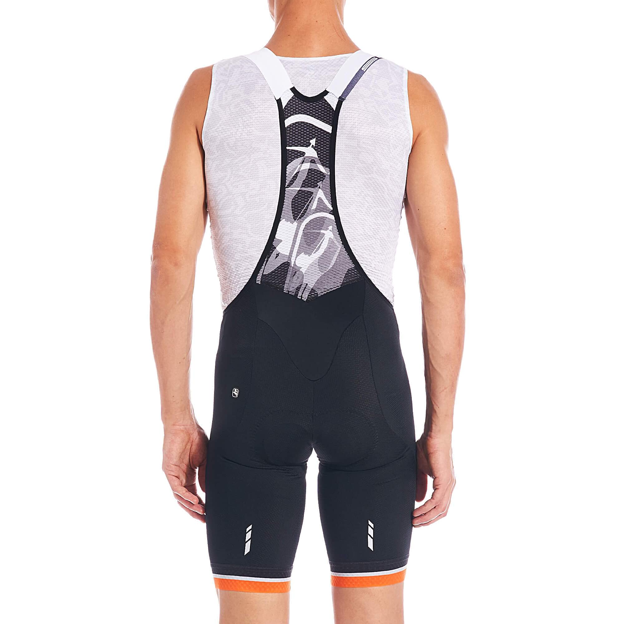 Giordana Men's Silverline Cycling Bib Shorts - High-Performance Bike Shorts for Road & Mountain Biking - Comfortable & Breathable for Long Rides & Training