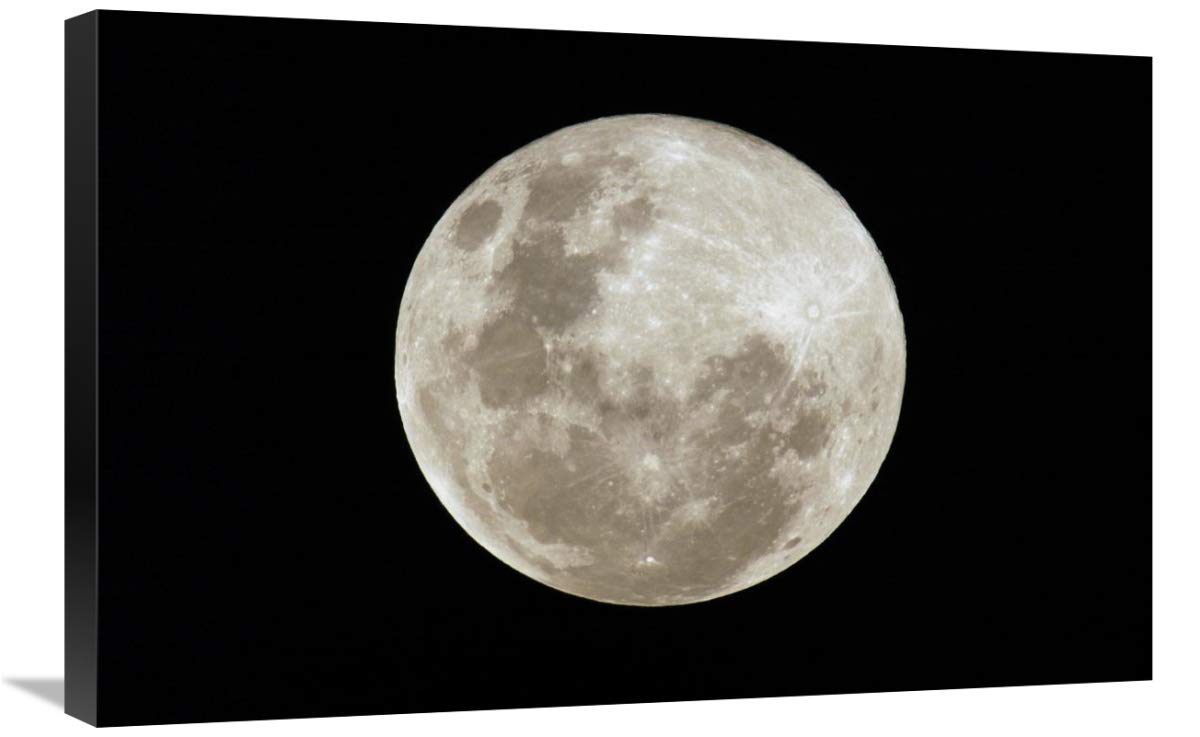 20 x 30 Inch Full Moon Art Print - South America Landscape Wall Decor by Pete Oxford | Perfect for Living Room, Bedroom & Office Decor