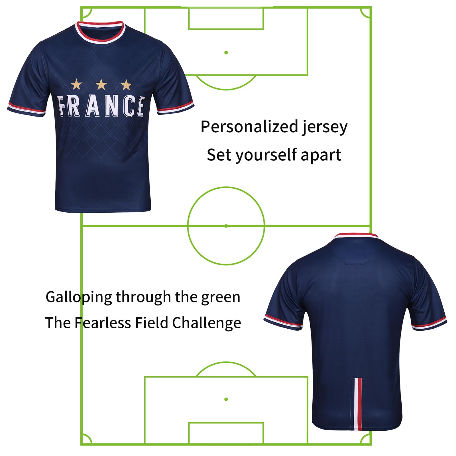UEFA Euro 2024 Official Fan Soccer Jerseys - France, Germany, England, Spain, Croatia & Portugal National Team Jerseys for Men & Women - Perfect for Match Days, Parties & Fan Collections