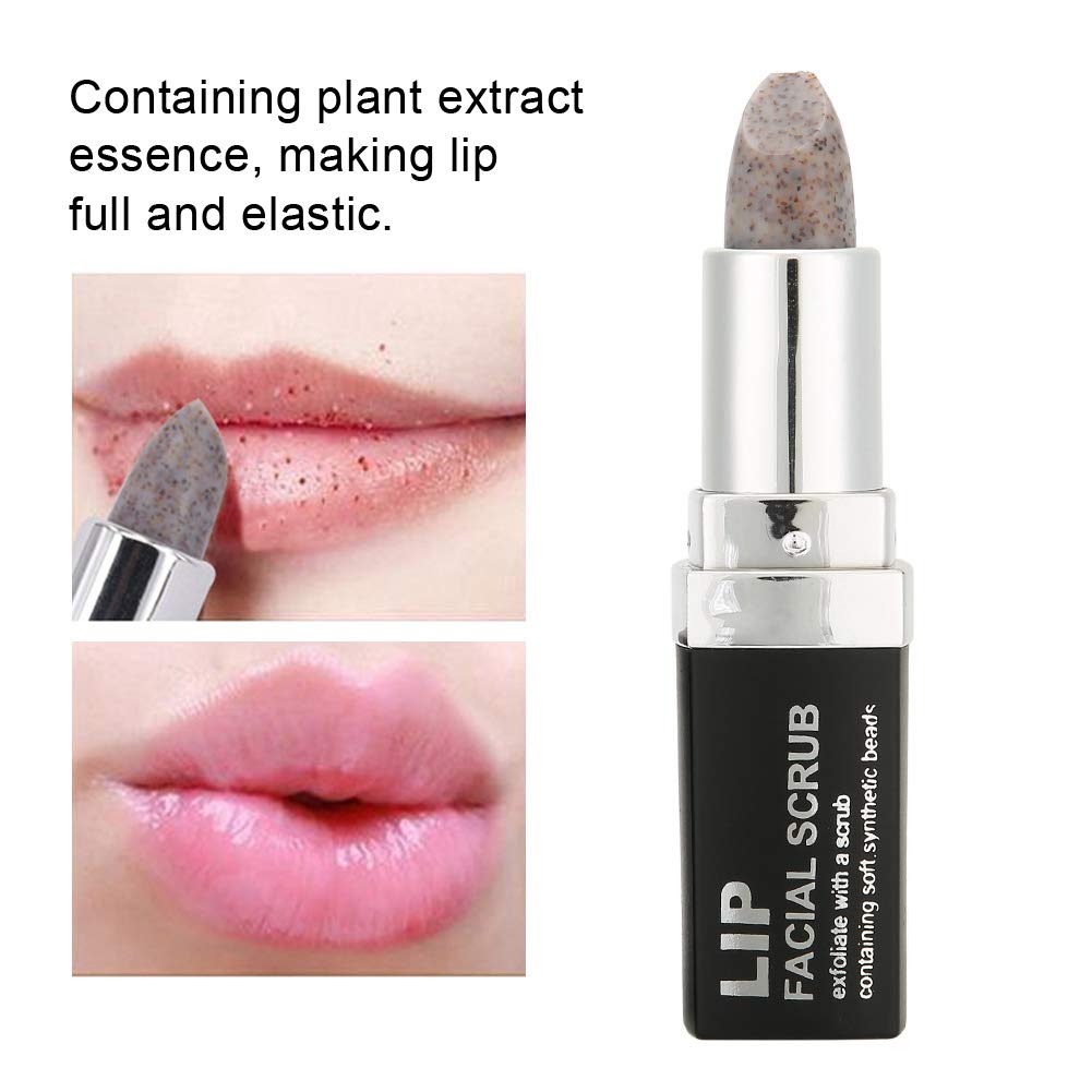 Exfoliating Lip Scrub Stick - Nourishing Lip Care for Dry, Chapped Lips - Removes Dead Skin & Cuticles - Hydrating Lip Treatment for Smooth, Soft Lips - Perfect for Daily Lip Care Routine & Pre-Lipstick Prep