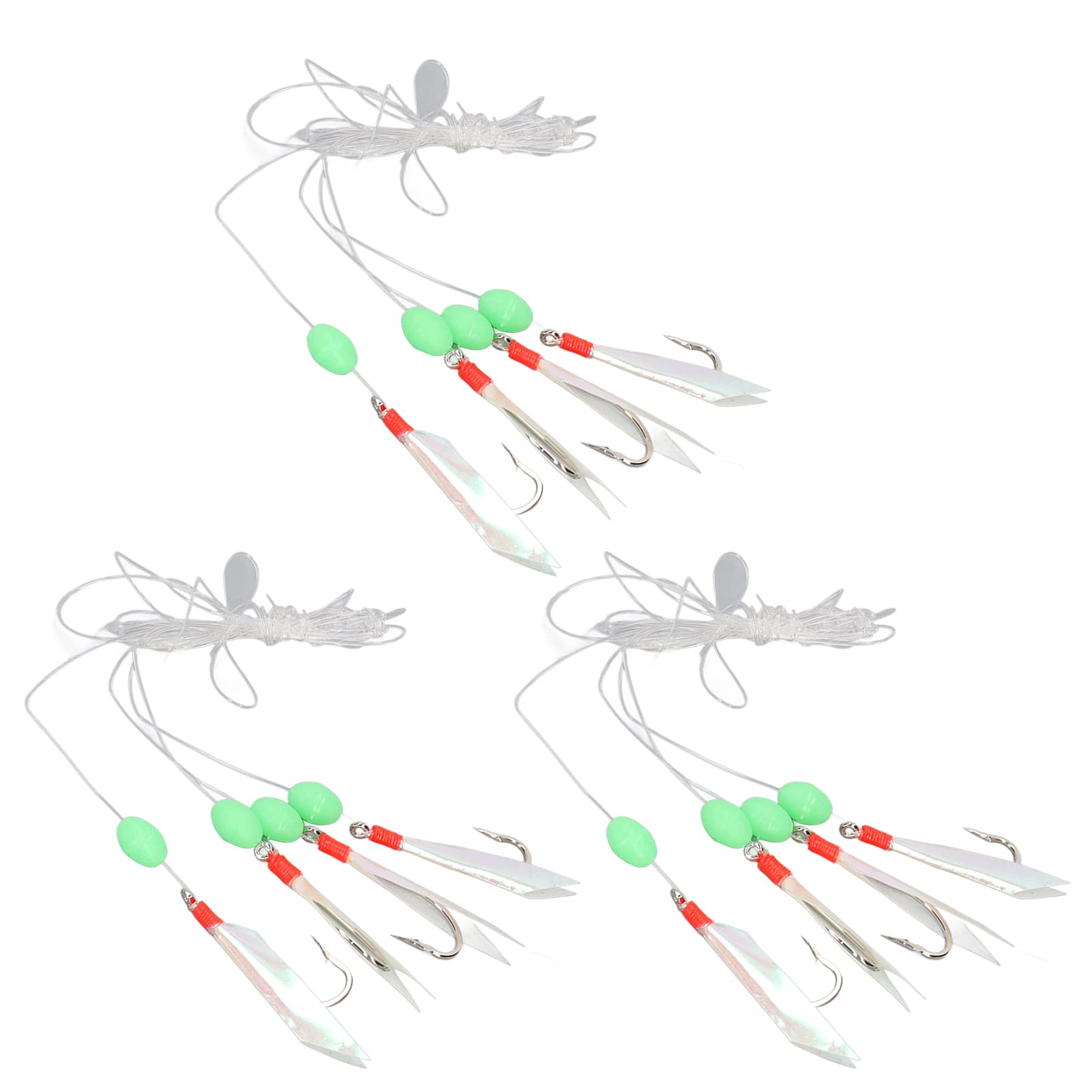Bediffer Fishing Hook Set - Durable Saltwater Catfish Lures for Night Fishing