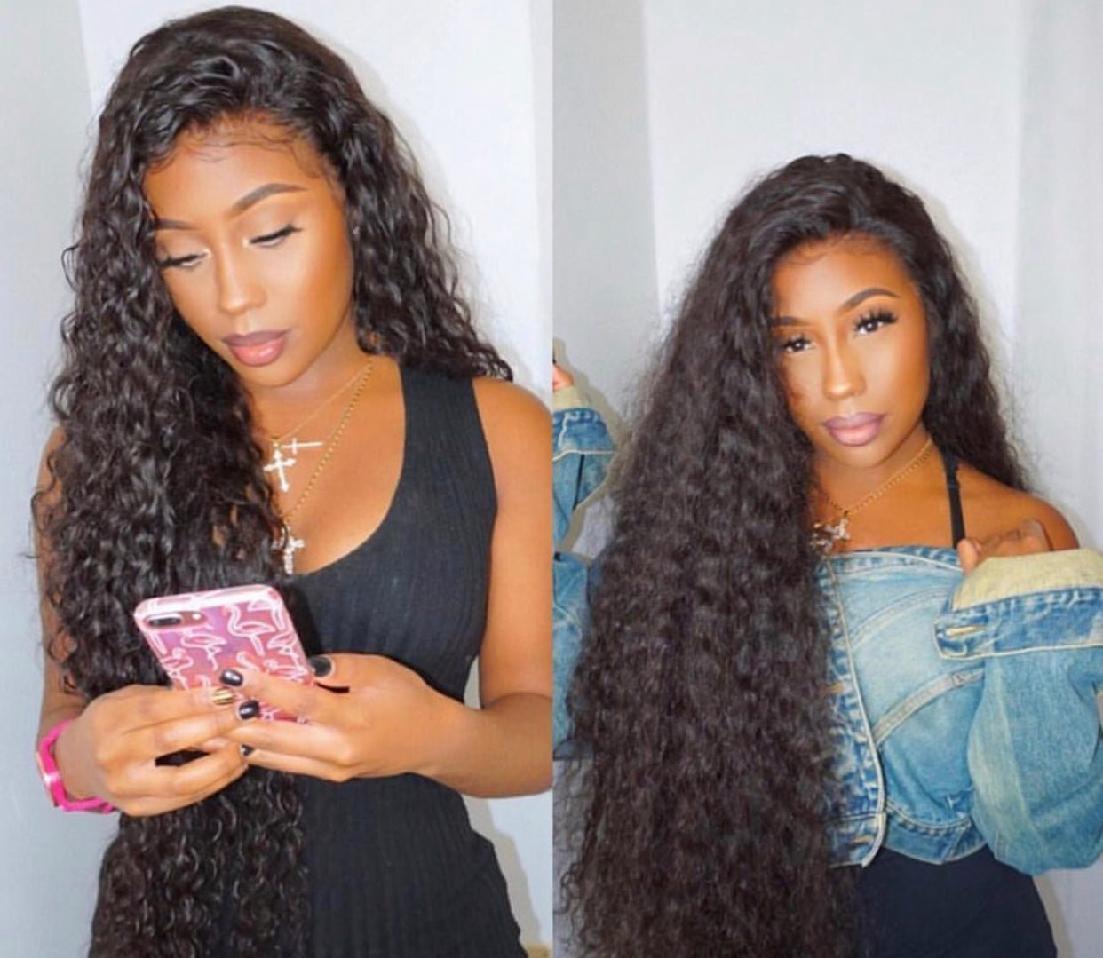 Malaysian Curly Glueless Wig - Natural Looking Human Hair Lace Front Wig for Black Women | Perfect for Daily Wear, Parties & Special Occasions