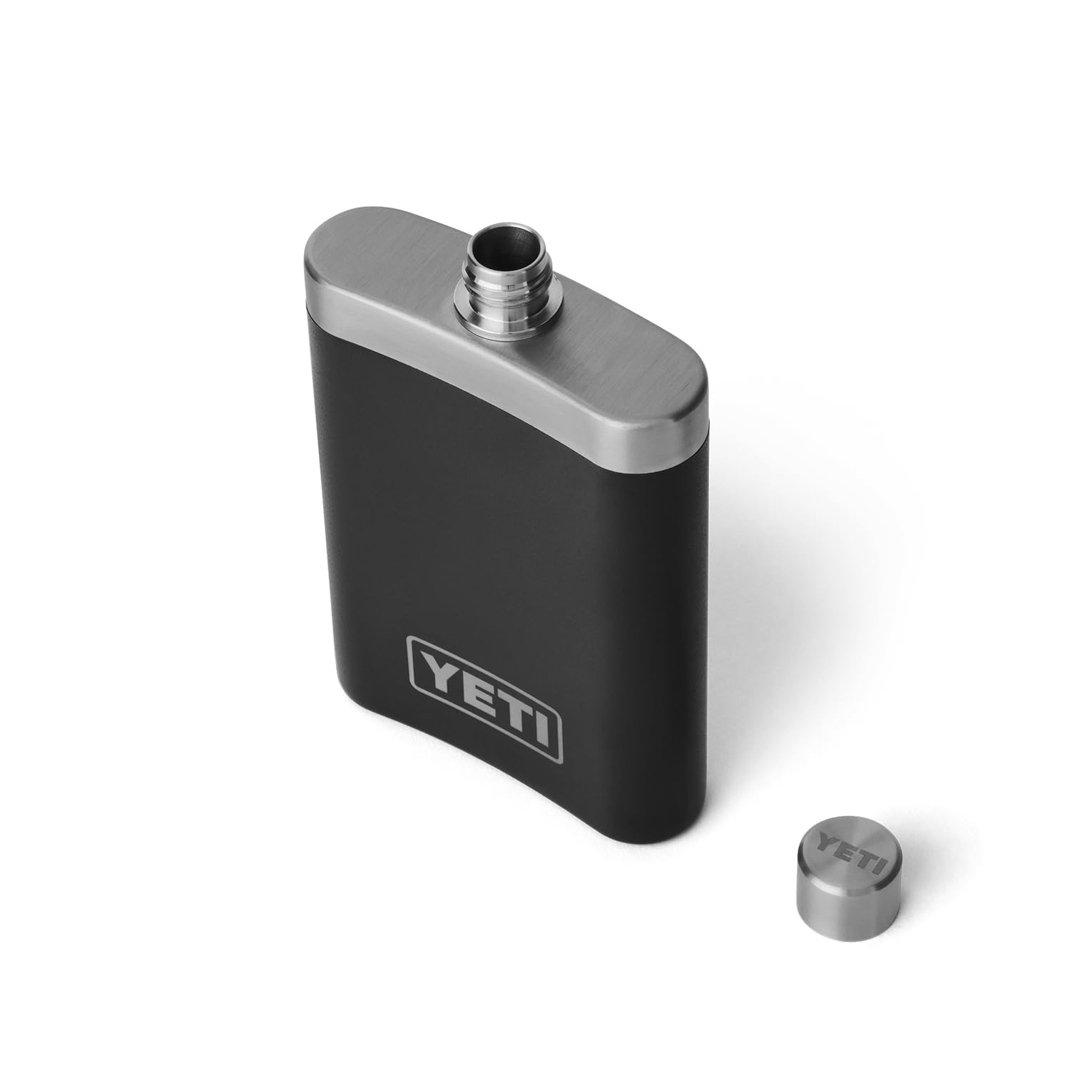 YETI 7 oz Stainless Steel Flask with Leak-Proof Funnel - Perfect for Whiskey, Bourbon & Outdoor Adventures | Camping, Hiking & Travel Essential