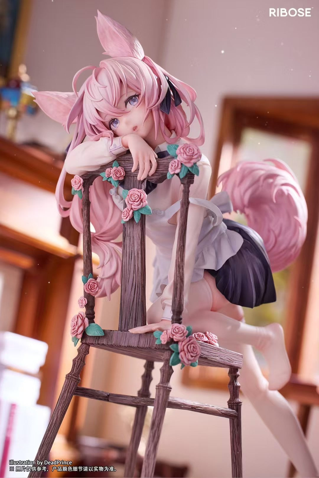 RIBOSE OC Bunny Floar Plush Toy - Cute Kawaii Stuffed Animal for Girls & Boys | Perfect for Bedroom Decor, Birthday Gifts, and Anime Collectibles
