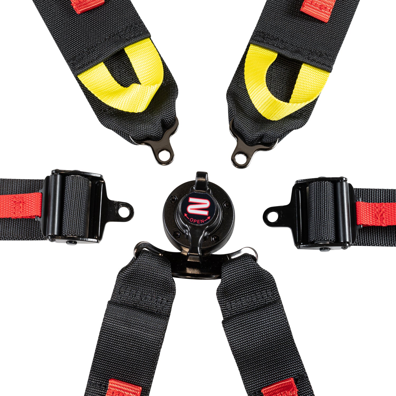 Zamp 6 Point Racing Harness - FIA 8853-2016 Certified, 3/2 Pull Down/Pull Out for Enhanced Safety | Perfect for Motorsports, Track Racing & Off-Road Adventures