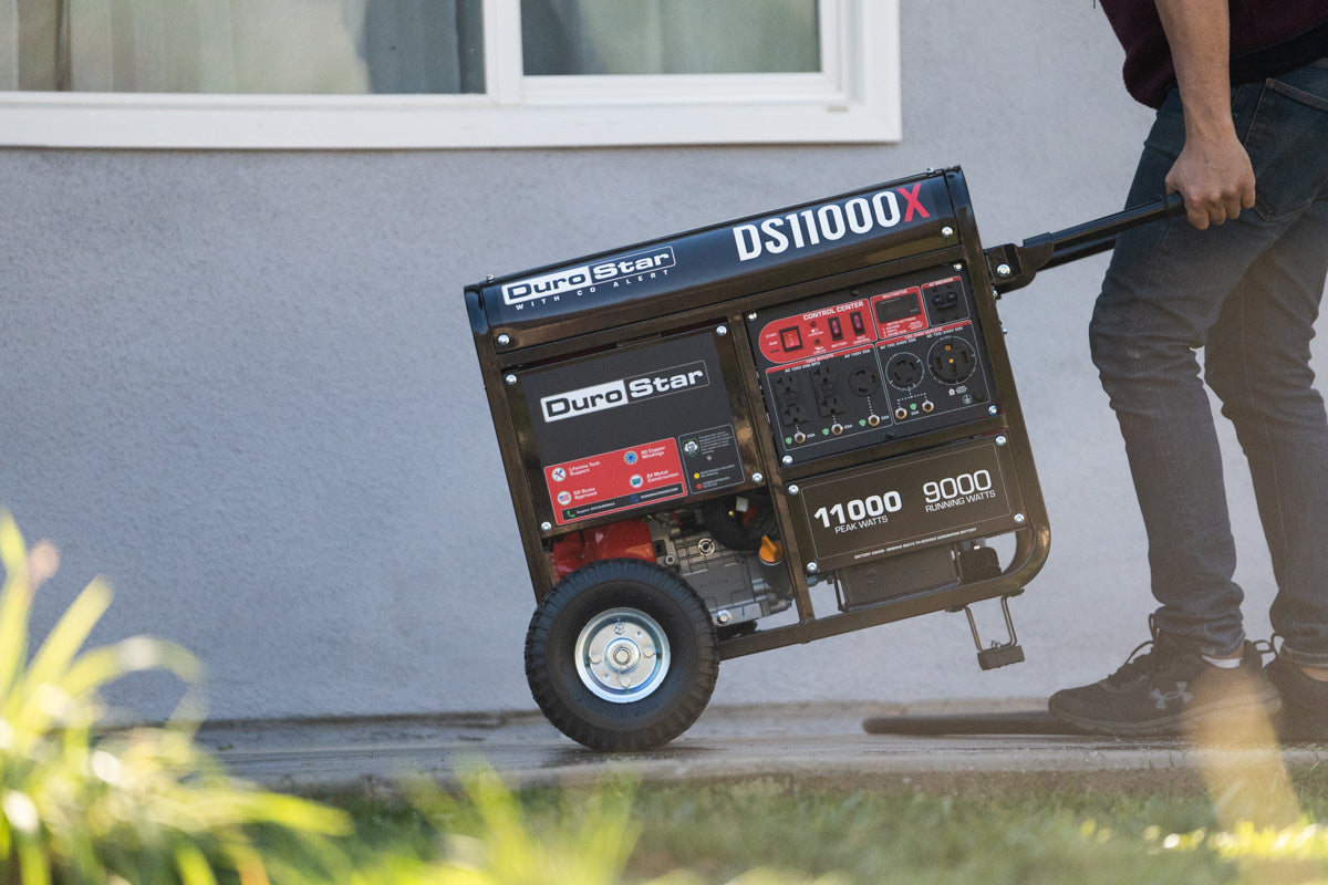 11,000 Watt Portable Gasoline Generator with CO Alert - Reliable Backup Power for Home, Camping & Emergency Use