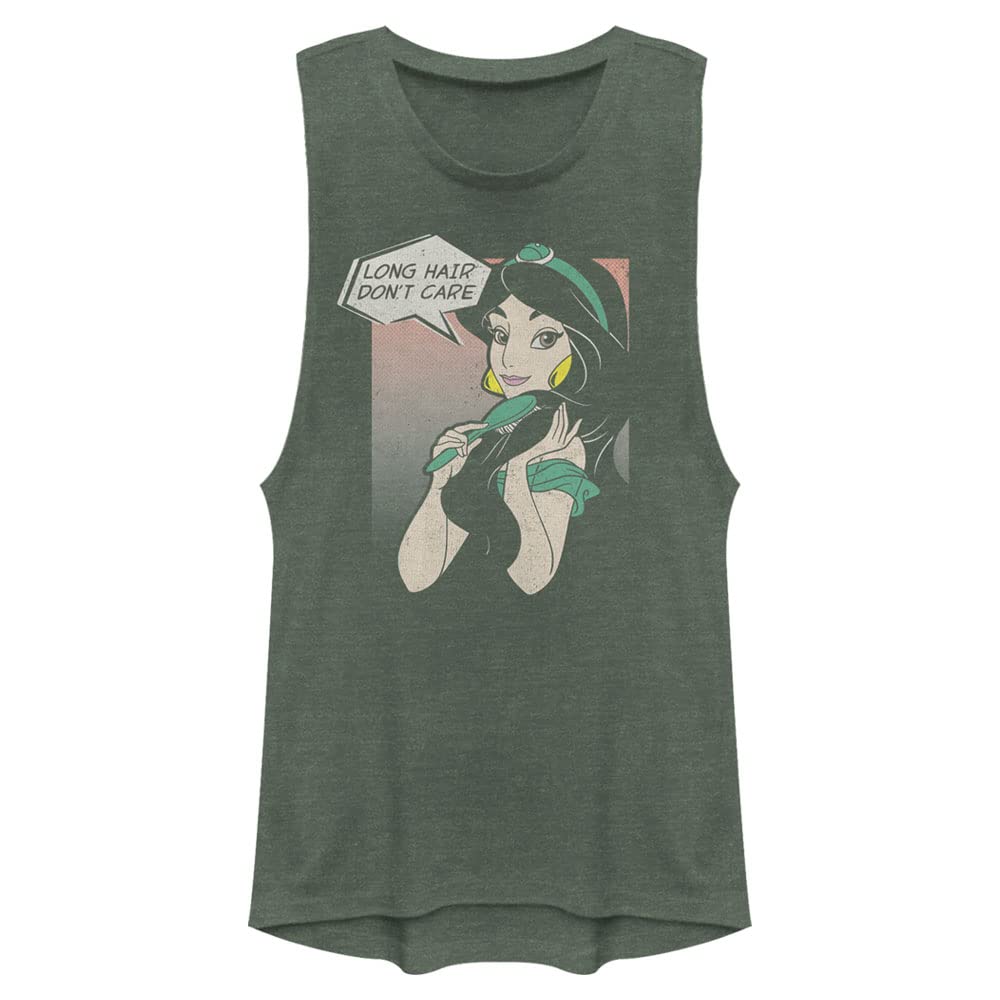 Disney Princess Women's Muscle Tank Top - Soft & Comfortable Sleeveless Shirt for Workout, Gym, Yoga & Casual Wear