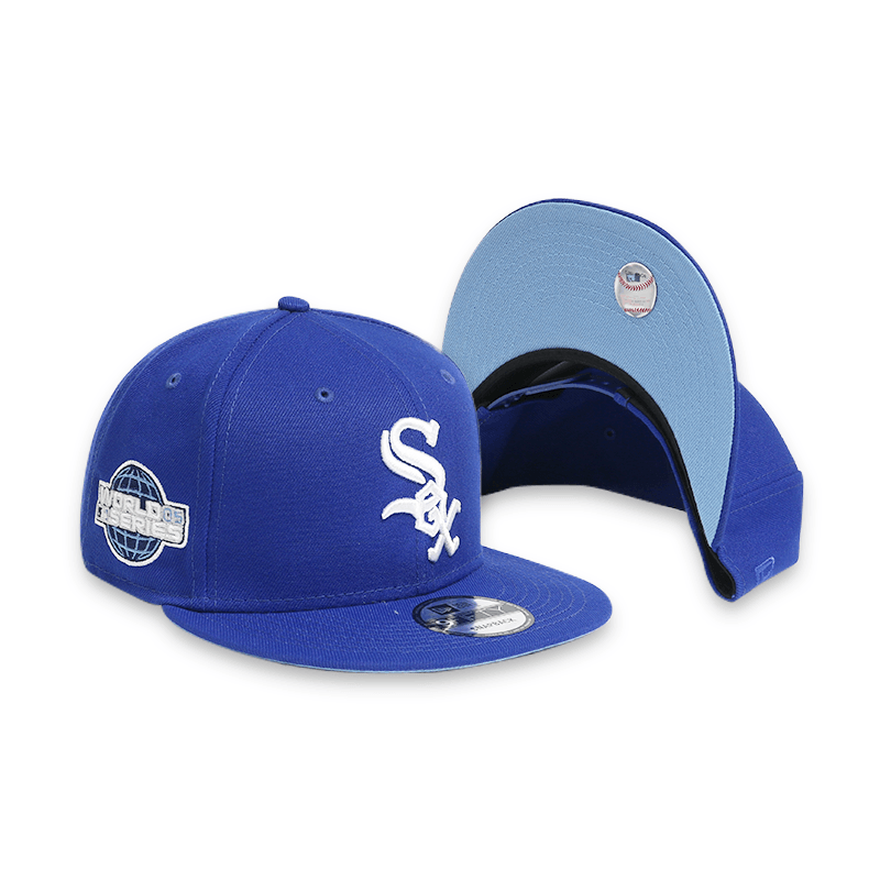 Chicago White Sox 2005 World Series Champions Blue Snapback Hat for Men - Official MLB Baseball Cap for Fans & Streetwear Fashion