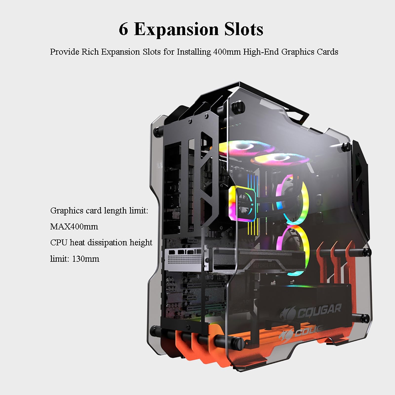 Premium Mid-Tower Gaming PC Case - ATX/Micro-ATX/Mini-ITX Compatible with Tempered Glass Side Panel & USB 3.0 Front I/O - Perfect for Custom RGB Builds & High-Performance Gaming Rigs