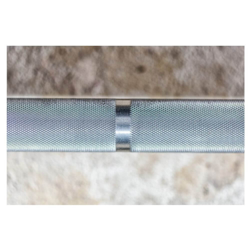 York Barbell Men's Elite Olympic Weightlifting Bar - 20kg (44lbs) Stainless Steel for CrossFit, Powerlifting & Home Gym Workouts