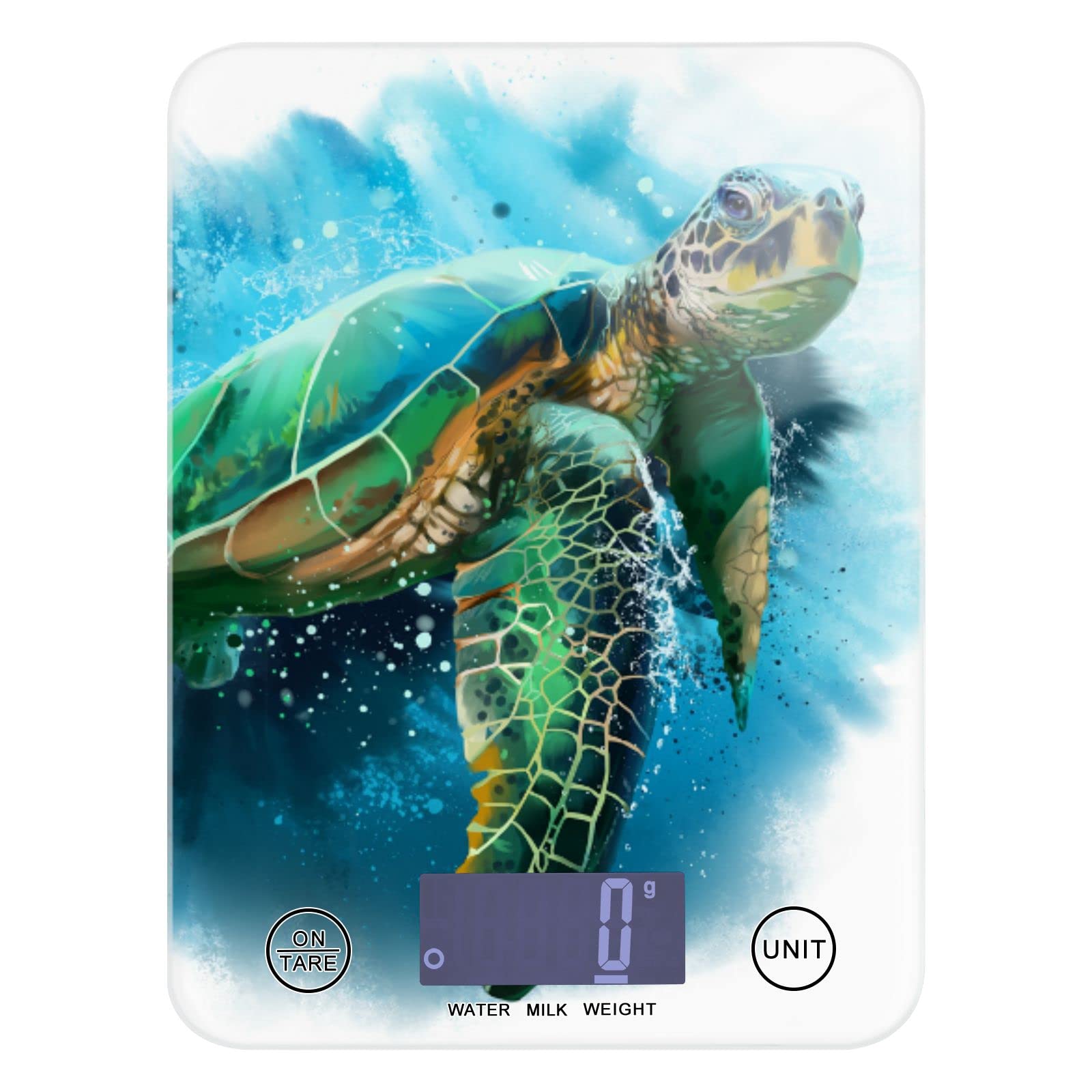 Waterproof Digital Kitchen Scale for Cooking & Baking - LCD Display, Measures in Ounces & Grams, Perfect for Sea Turtle Food Prep & Portion Control