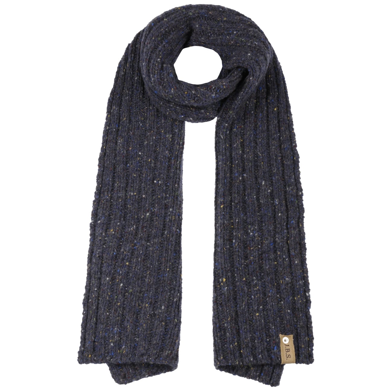 Stetson Hantsport Donegal Wool Knit Scarf - Warm Winter Accessory for Men & Women - Perfect for Outdoor Activities, Travel and Cold Weather Fashion