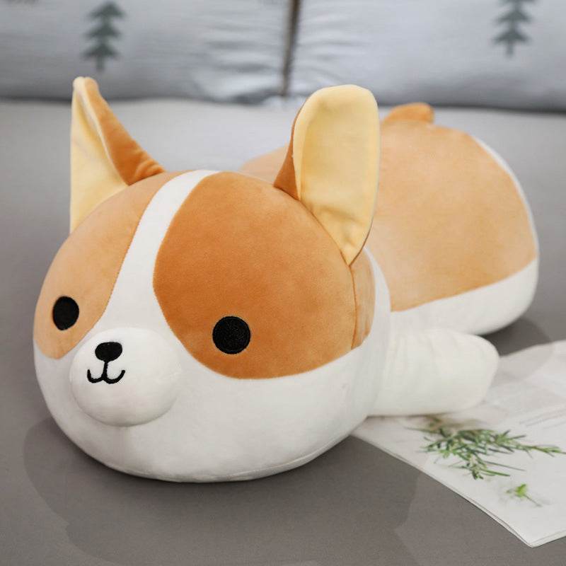 Giant Kawaii Corgi Plush Toy - Extra Large Soft Stuffed Animal Dog for Kids & Adults - Perfect for Cuddling, Home Decor, and Gift Giving