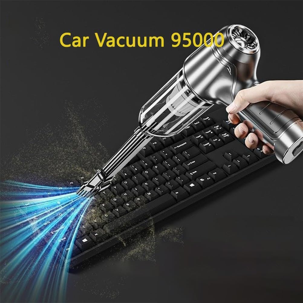 Airified Pro V2-2025 Portable Air Blower & Car Vacuum Cleaner - Wireless Handheld Mini Vacuum with Powerful Suction Upgrade - Perfect for Car Detailing, Home Cleaning & Pet Hair Removal