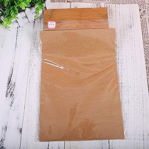 **FUNZON Grease-Resistant Wax Paper Sheets – Brown Food Basket Liners for Chips, Fried Chicken, Sandwiches | Oil-Resistant Wrapping Paper for Parties, Picnics & Takeout (Not for Baking/Oven/Air Fryer Use)**