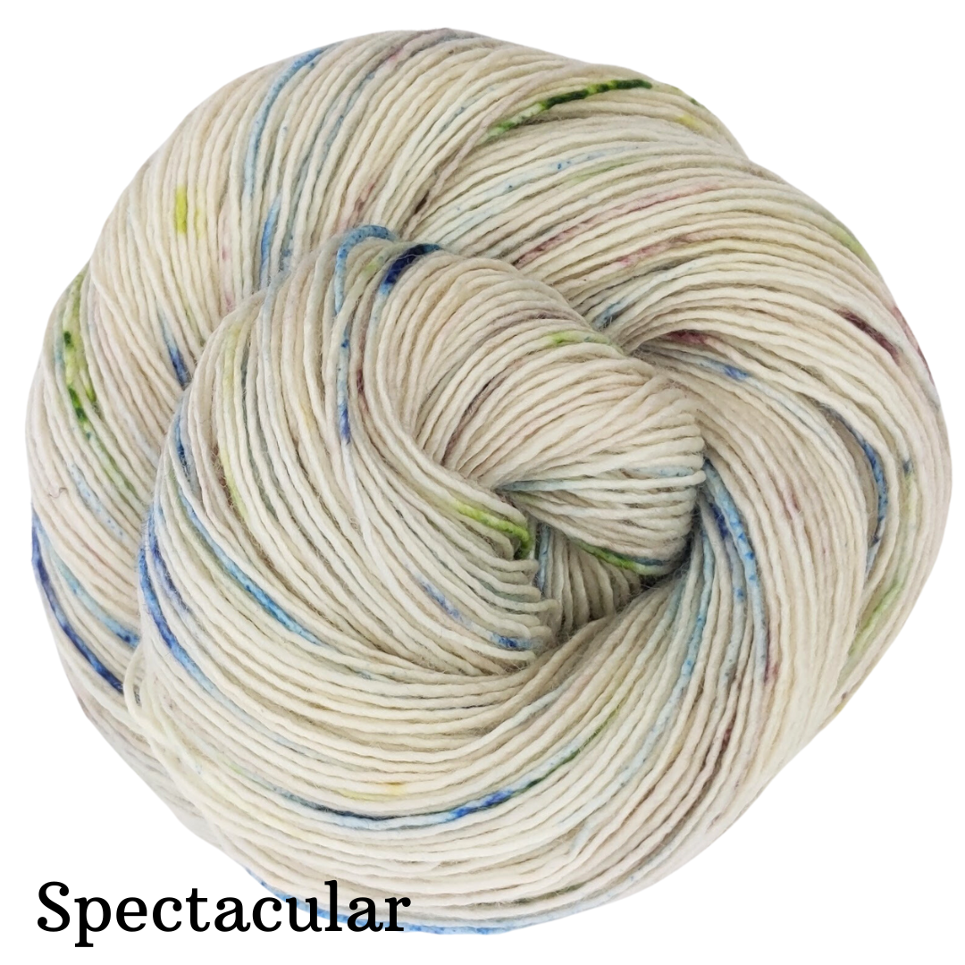 Knitcircus Yarns - Premium Vintage Speckled Skeins for Knitting & Crocheting | Hand-Dyed Ready-to-Ship Yarn | Perfect for Scarves, Sweaters & DIY Crafts