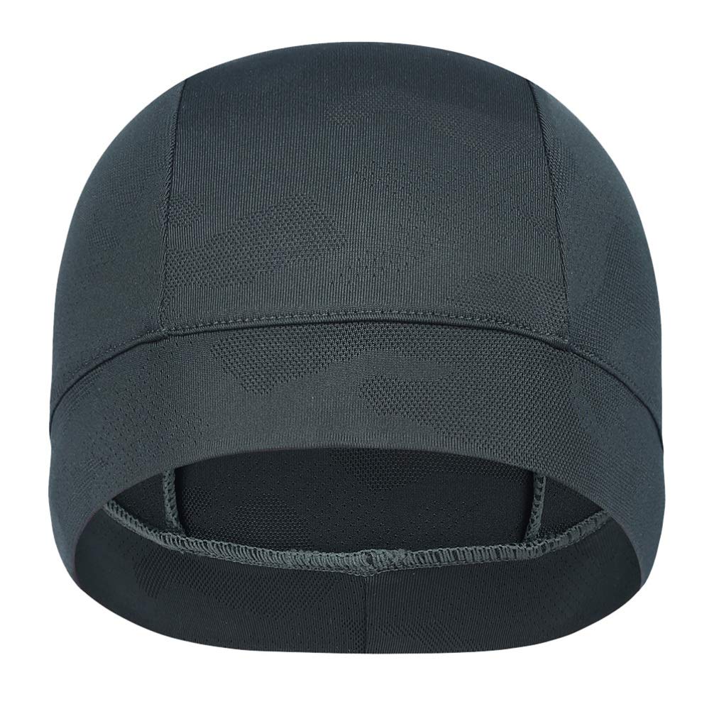 KESYOO Sports Cycling Skull Cap - Breathable Quick-Dry Sweat Wicking Beanie for Men & Women - Lightweight Headgear for Biking, Running, Hiking (Dark Grey) - Perfect for Outdoor Sports & Winter Activities