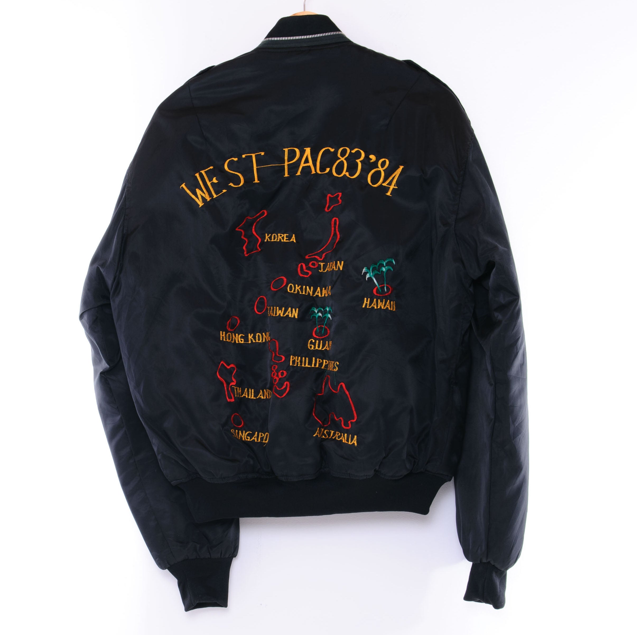 Vintage West Pacific 1983-1984 Tour Souvenir Jacket XL - Deadstock Retro 80s Collectible - Perfect for Concerts, Vintage Fashion & Collector Displays