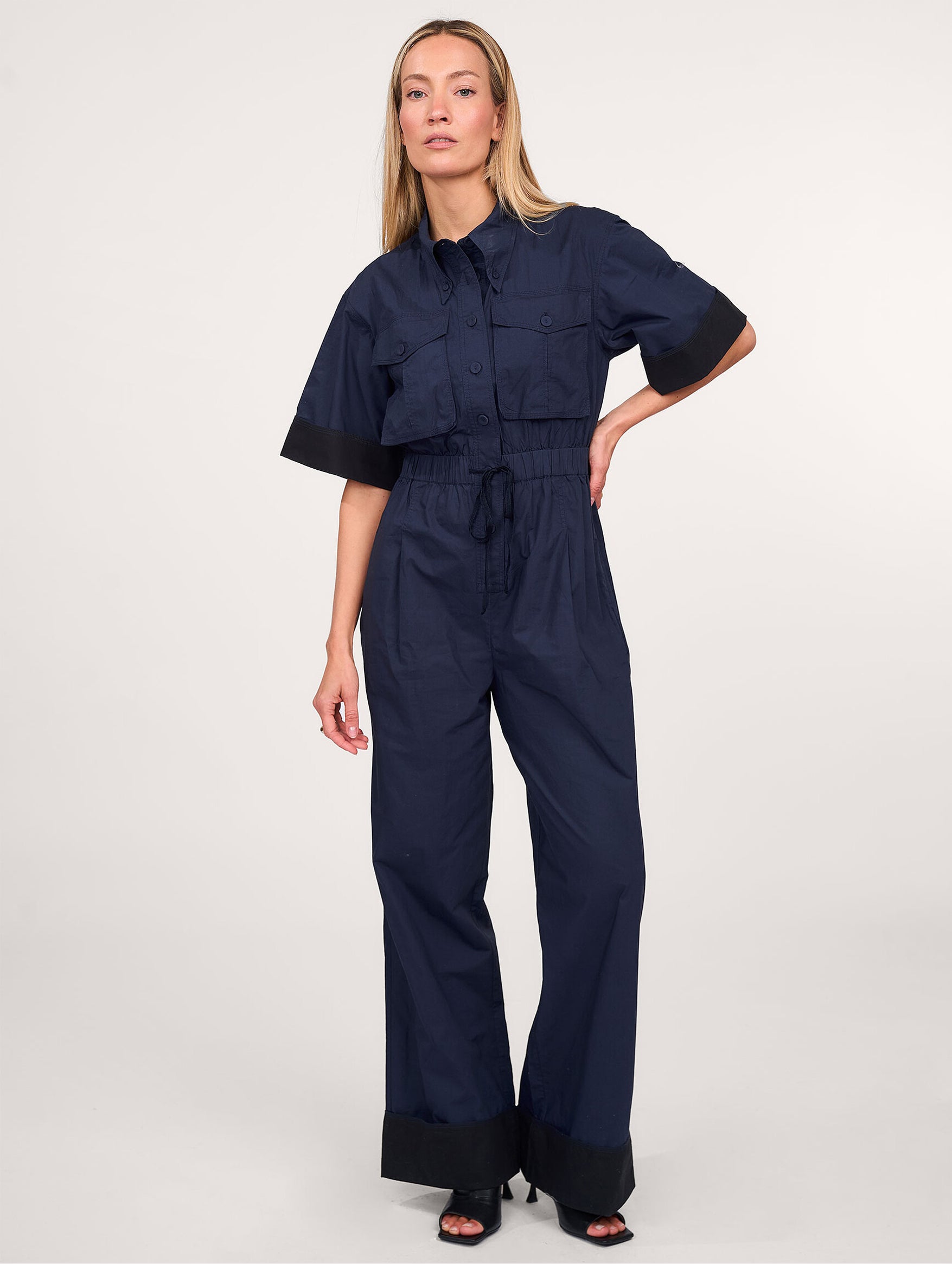 Franz Jumpsuit in Twilight - Stylish Women's Romper for Casual Wear & Night Out | Perfect for Summer Parties, Beach Vacations, and Date Nights