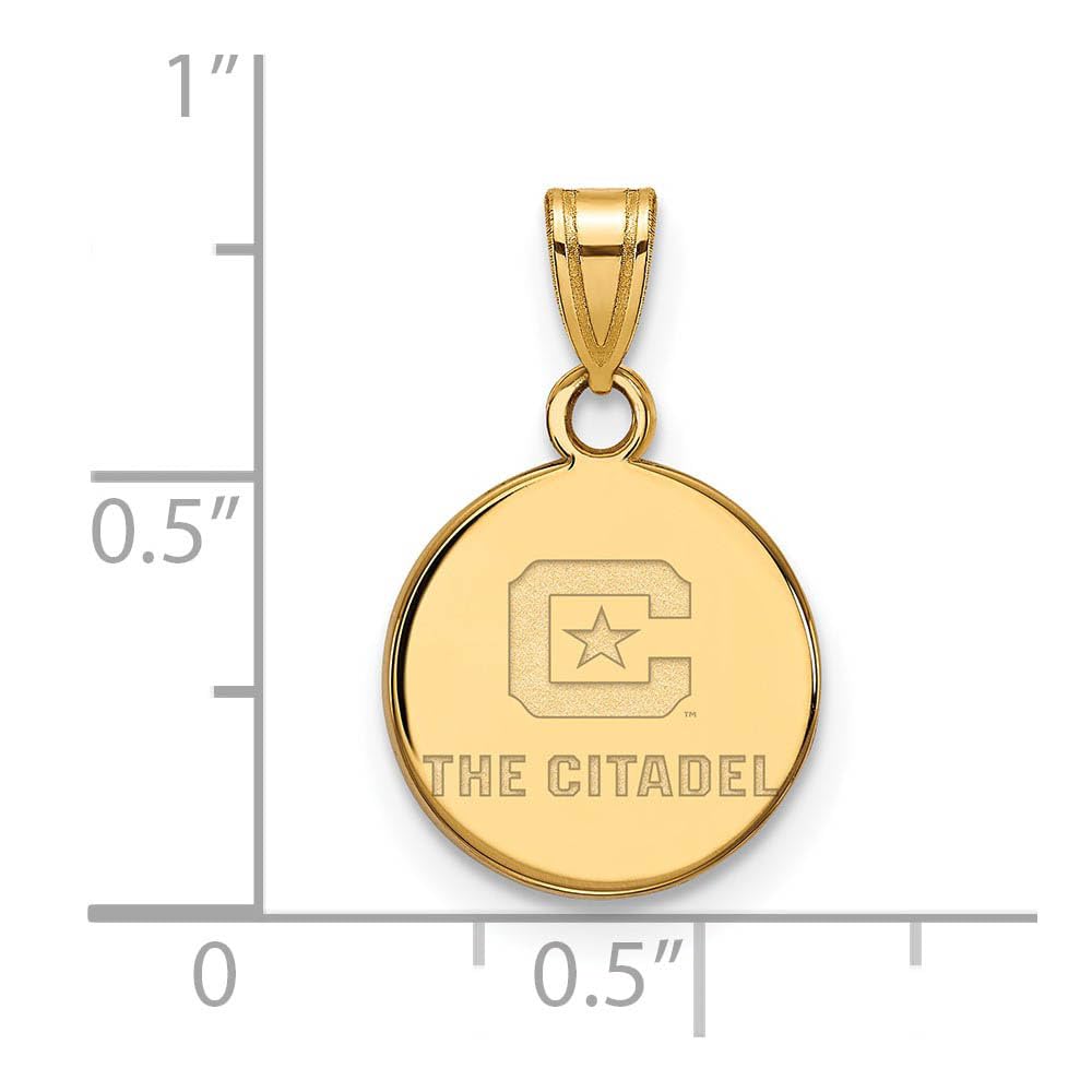 10k Yellow Gold The Citadel Small Pendant Necklace for Women - Elegant Minimalist Religious Cross Jewelry Gift for Baptism, Confirmation & Everyday Wear