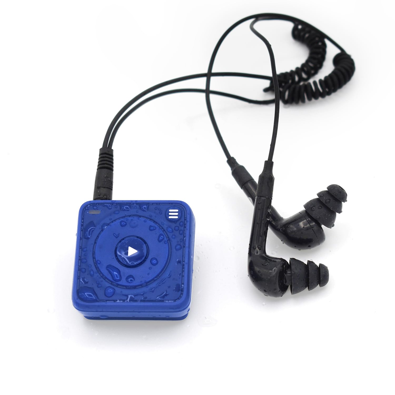 Waterproof IPX7 Bluetooth Speaker with Built-in Spotify & Amazon Music Player - Includes Waterproof Wired Headphones - Ideal for Swimming, Shower, Beach & Pool Parties - Stream Music & Podcasts Underwater