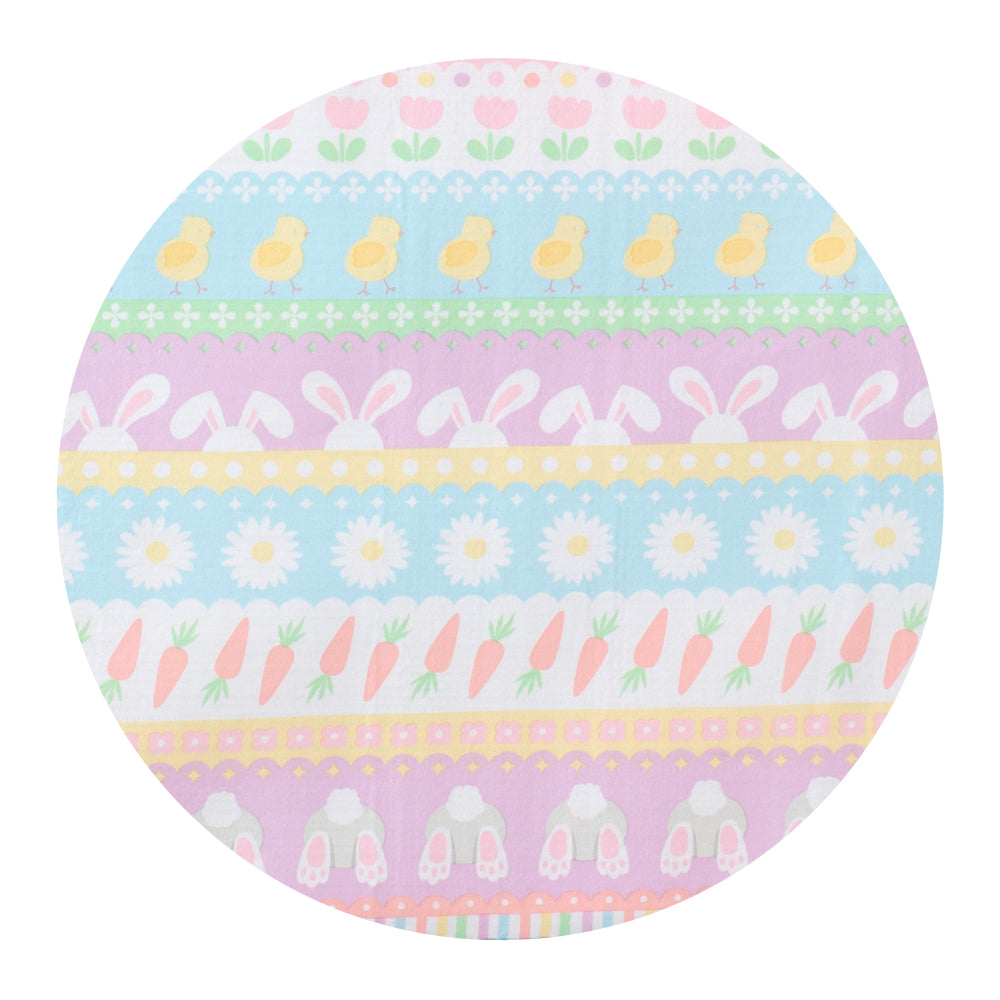 Eco-Friendly Large Reusable Shopping Bag - Bunny Trail Design for Groceries, Beach Trips & Everyday Use
