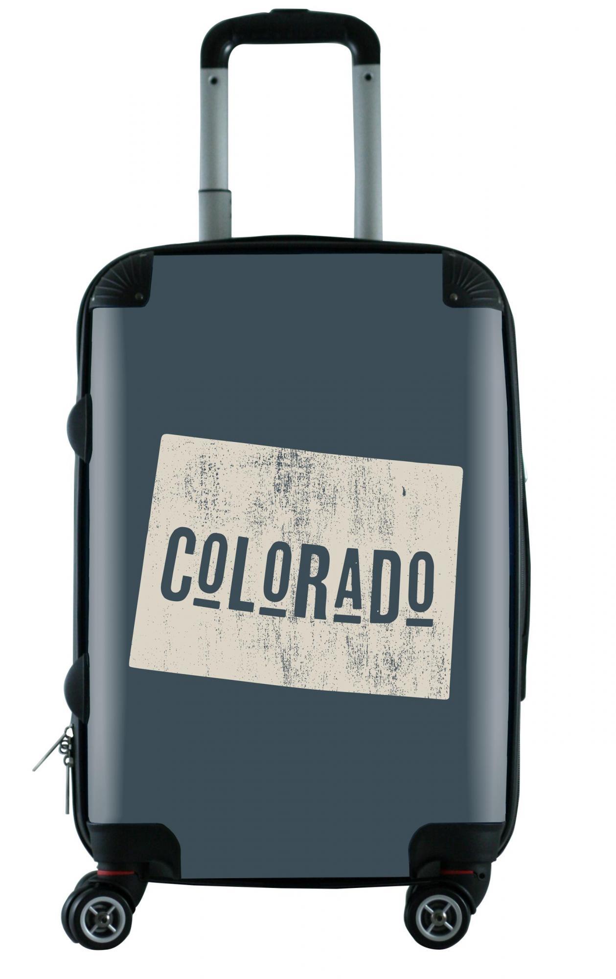 612 My Home State Colorado 20-Inch Carry-On Luggage - Perfect for Air Travel & Weekend Getaways