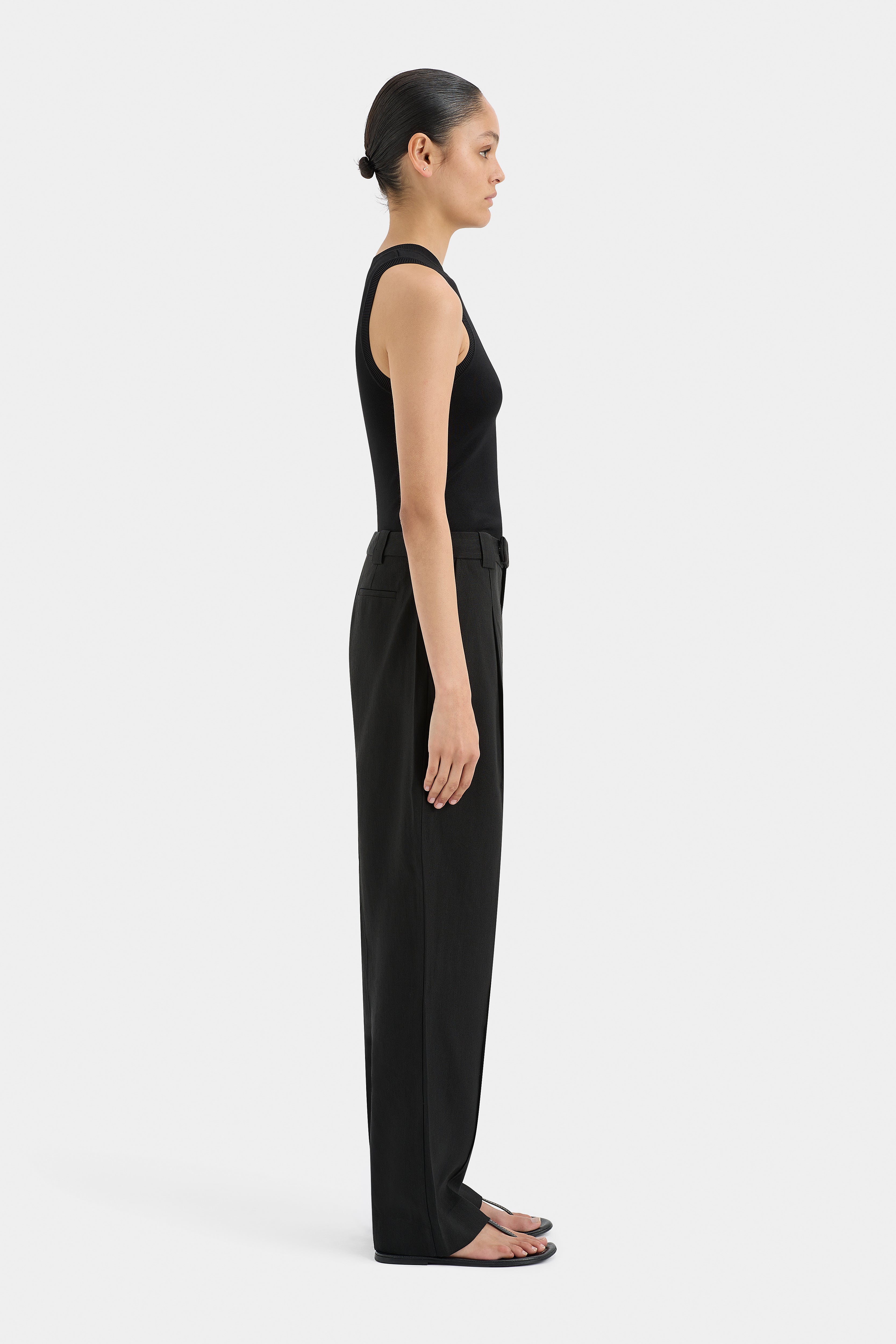 Stylish Clemence Trousers for Women - Comfortable & Trendy High-Waisted Pants for Office, Casual Wear & Travel