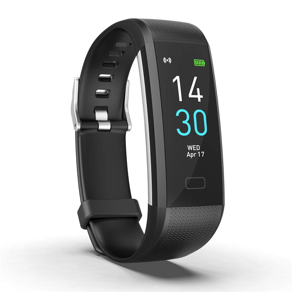 SLuB IP68 Smart Watch - Heart Rate & Blood Pressure Monitor for Fitness Tracking