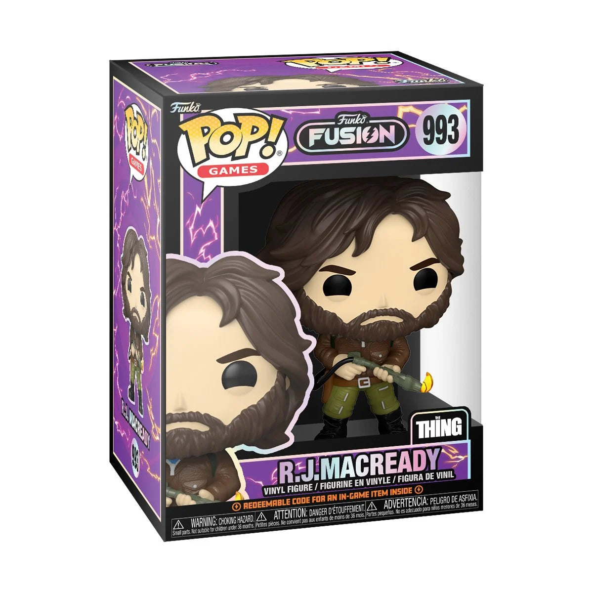 Funko Pop! Vinyl Figure - R.J. MacReady from The Thing #993 - Horror Movie Collectible for Display & Gifts