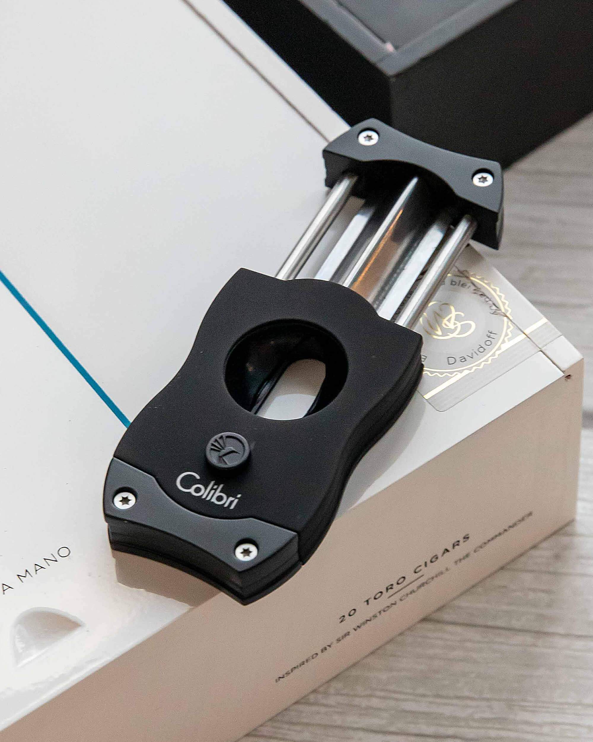 Colibri V-Cut Cigar Cutter - Premium Stainless Steel Blade for Precise Cuts | Perfect for Cigar Aficionados & Special Occasions