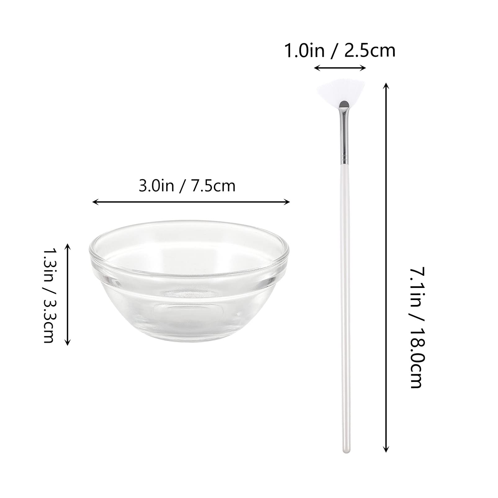 OSALADI DIY Face Mask Mixing Bowl Set with Brush & Spatula - Professional Cosmetic Mixing Kit for Homemade Skincare, Facial Treatments & Beauty Products (Perfect for At-Home Spa, Salon Use & DIY Beauty Routines)