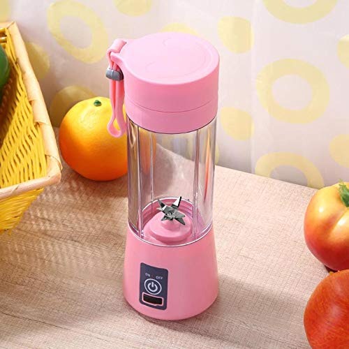 380ml USB Rechargeable Portable Blender - 6 Blade Personal Smoothie Maker for Fruits, Vegetables, Juicing & Protein Shakes | Compact Travel Blender for Gym, Office, Camping & Home Use