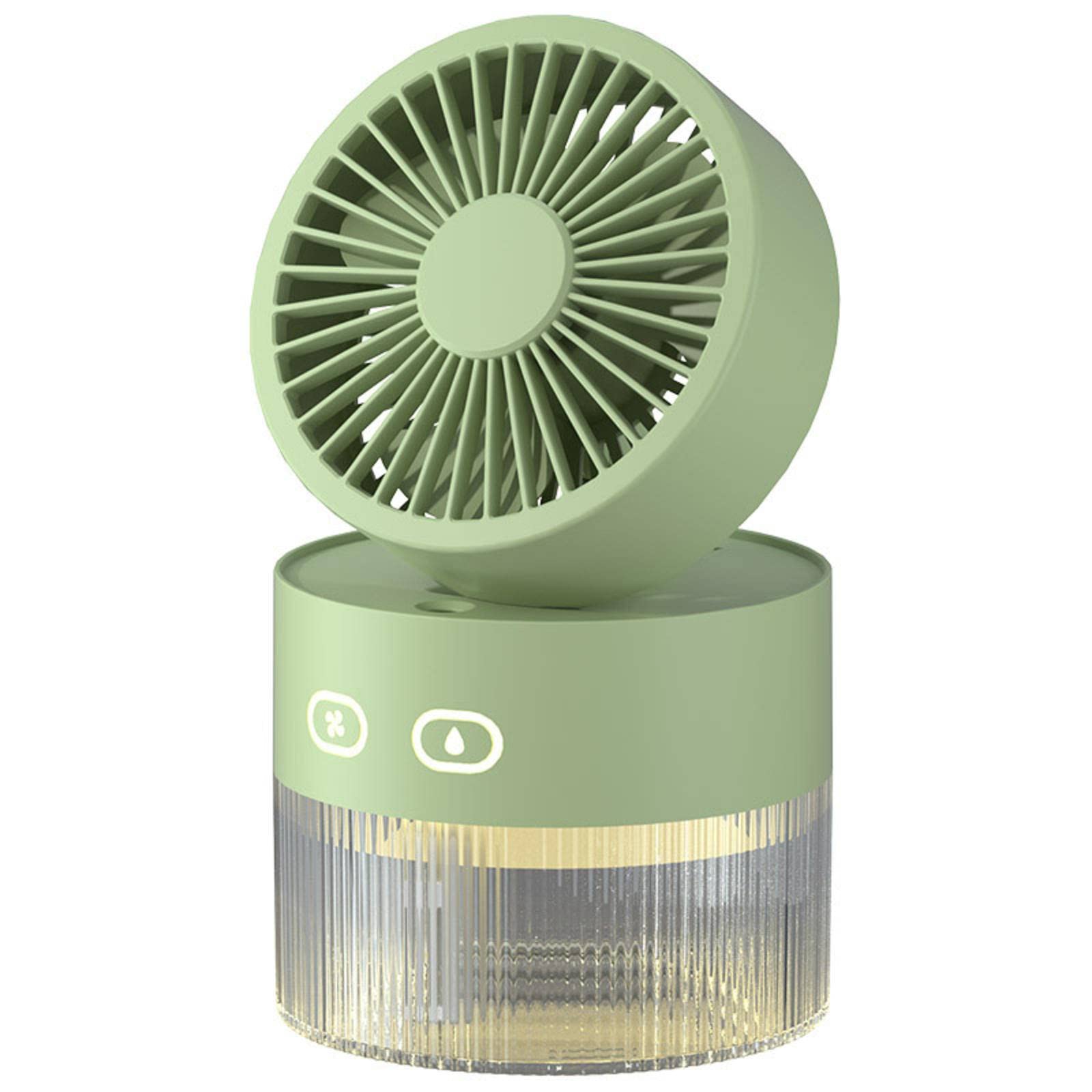 SAXTZDS USB Mini Desk Fan - Portable Foldable Cooling Fan with Humidifier & Misting Function for Home, Office, and Travel | Personal Air Cooler for Summer, Outdoor Activities, and Dance Practice
