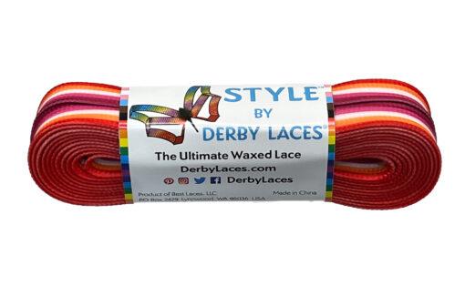 Derby Laces Pride Style 84 (84in/213cm) - Colorful Shoelaces for Dress Shoes, Boots & Oxfords - Perfect for Pride Events, Costumes & Fashion Statements