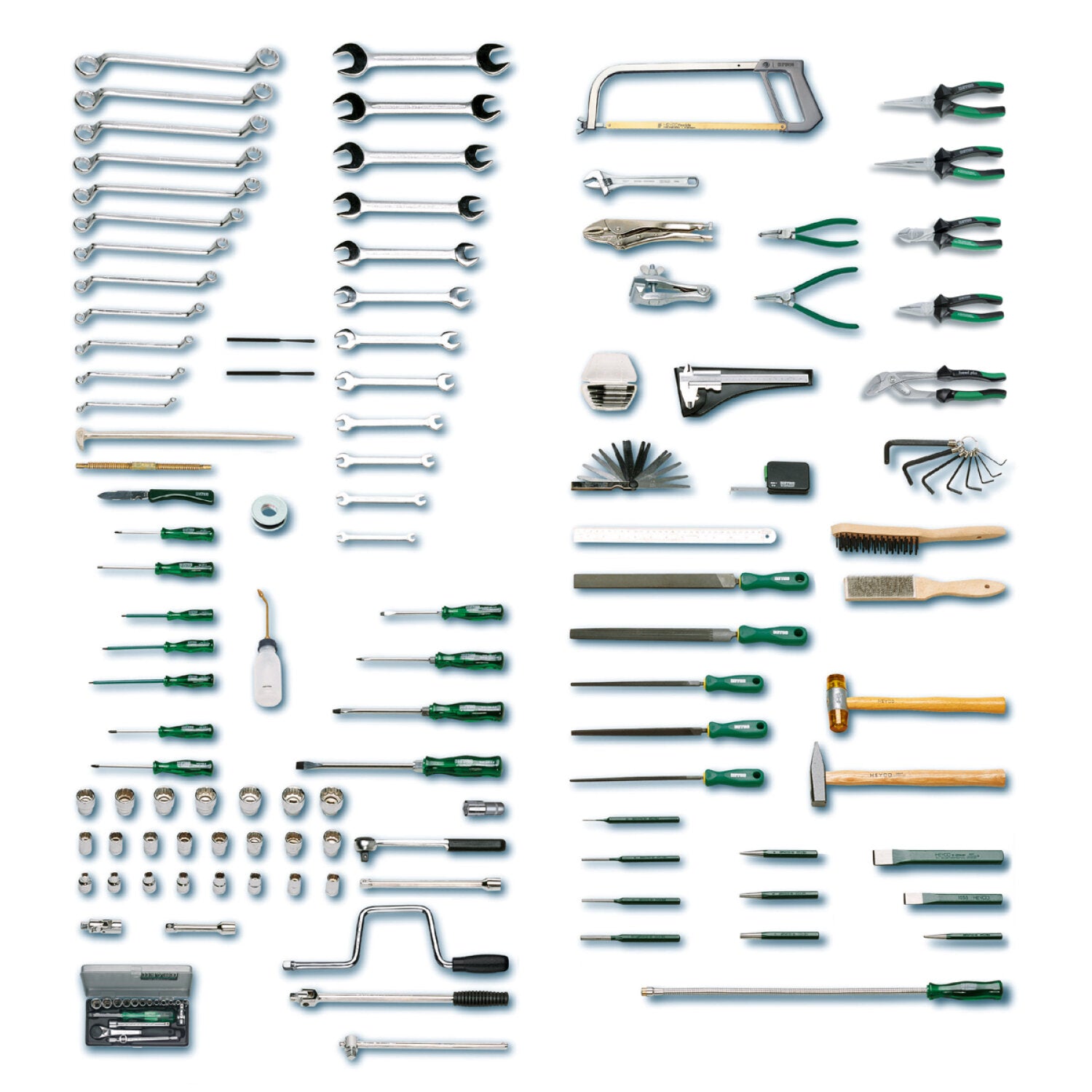 Heyco 00942000282 942 MMM CP Professional Mechanics Tool Set - 150+ Pieces for Auto Repair & Home Improvement | Perfect for DIY Projects & Professional Mechanics