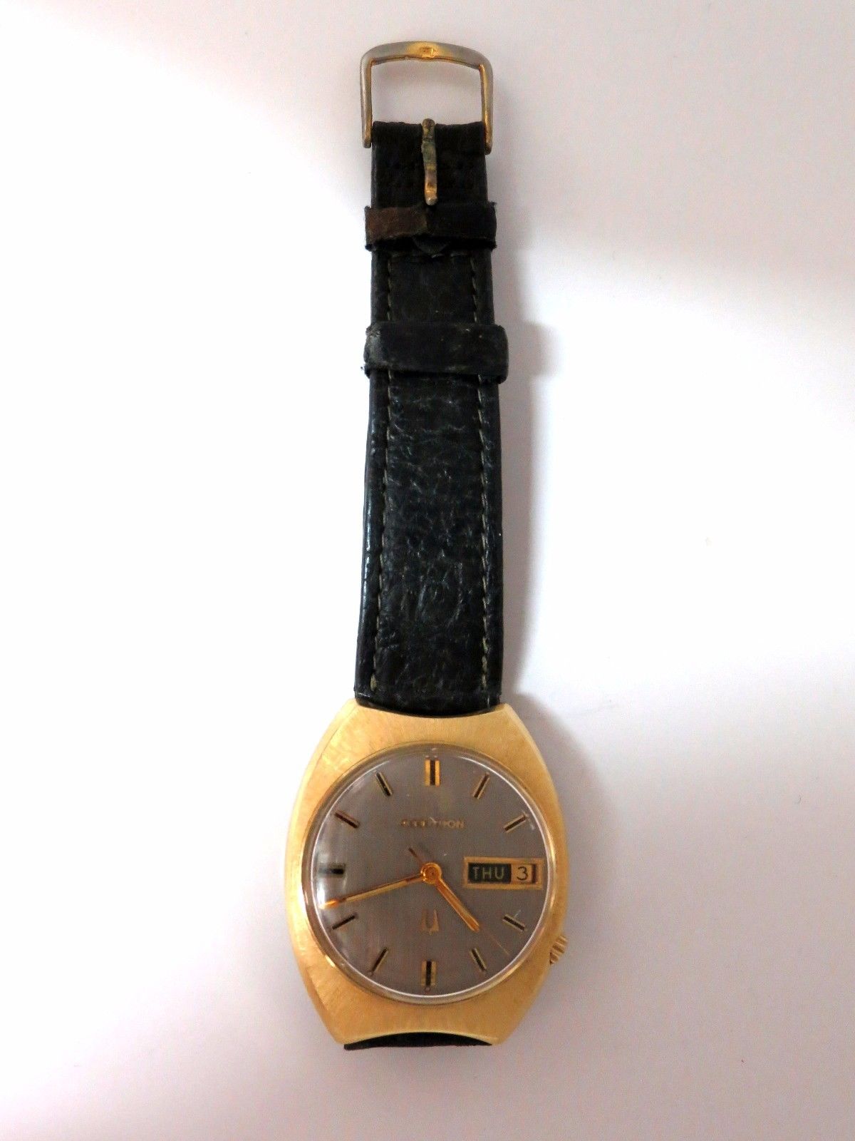 Bulova Accutron Men's 14K Gold Watch - Luxury Dress Watch for Business, Formal Events & Special Occasions