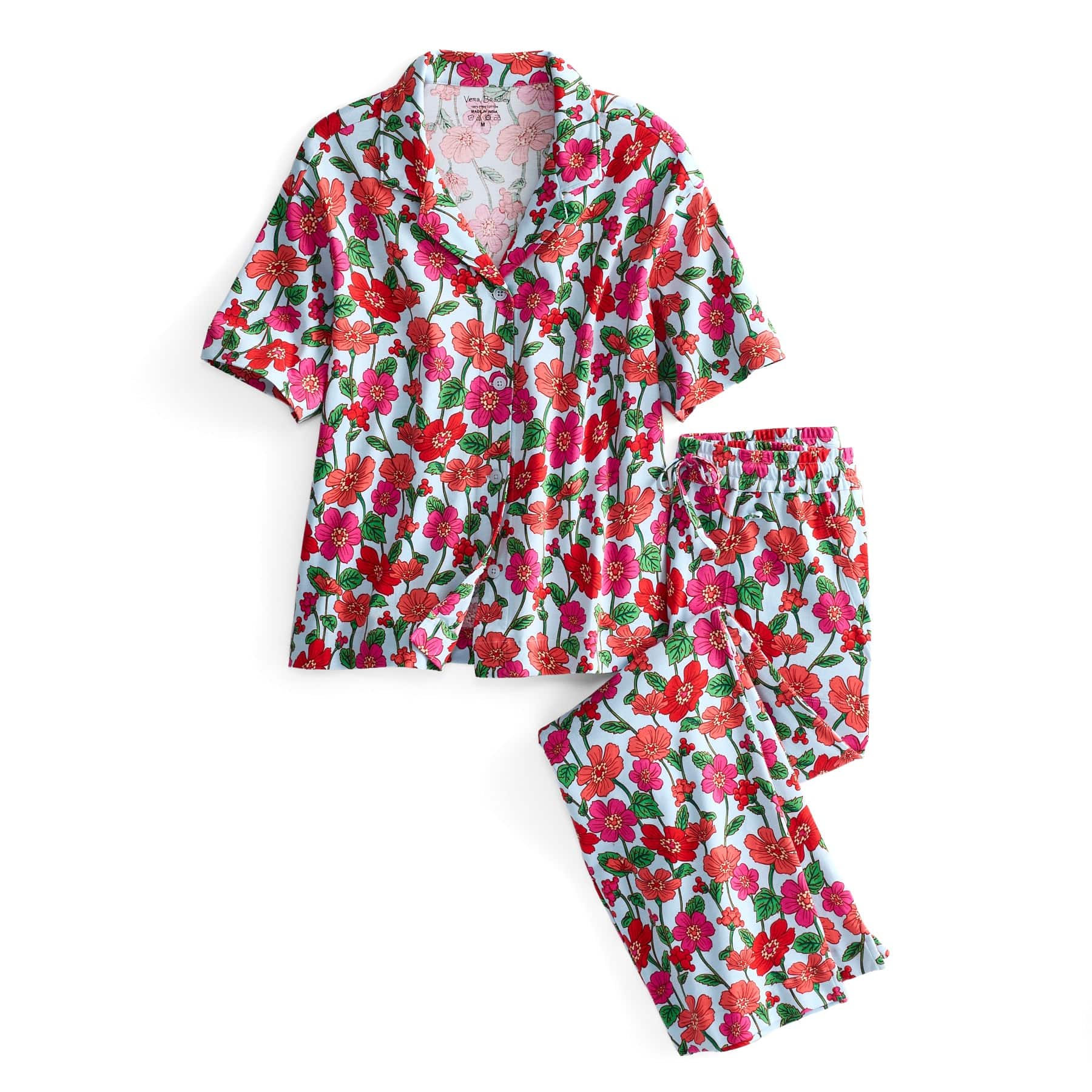 Disney Character Button Down Pajama Set for Women & Men - Soft Cotton Sleepwear with Pockets - Perfect for Family Movie Nights & Cozy Bedtime