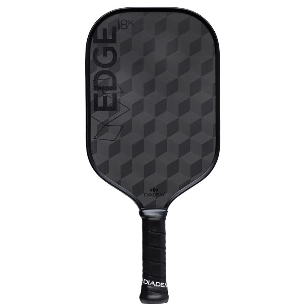 Premium Edge 18k Standard Pickleball Paddle - Midnight Black | USGA Approved | Lightweight Carbon Fiber for Control & Power | Perfect for Indoor & Outdoor Court Play