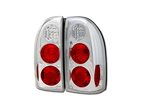 JDM Black Sport Altezza Tail Lights for 2000-2004 Toyota Tundra Standard & Access Cab - Smoked LED Rear Lamps for Enhanced Night Visibility & Custom Style