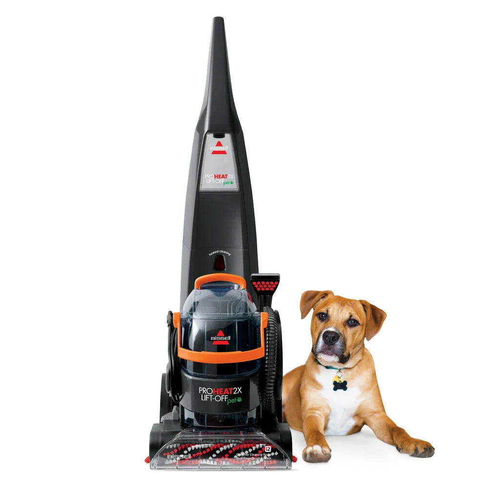 Bissell ProHeat 2X Lift Off Pet Upright Carpet Cleaner for Deep Cleaning Pet Hair and Stains - Perfect for Homes with Dogs and Cats