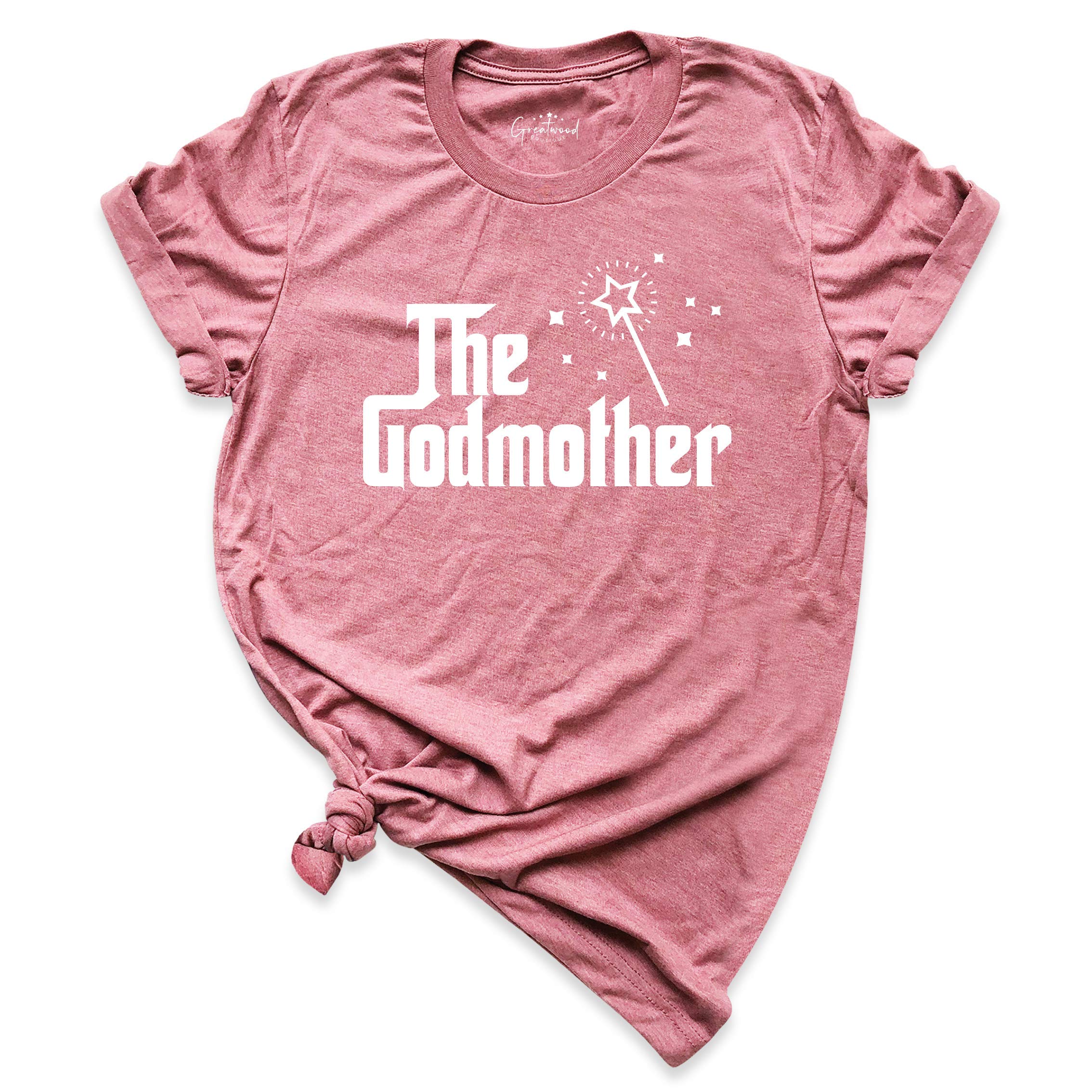 Godmother T-Shirt - Fairy Mother Shirt for Baptism & Mother's Day Gifts | Comfortable Cotton Tee for Godmothers, Grandmothers & Special Women in Your Life