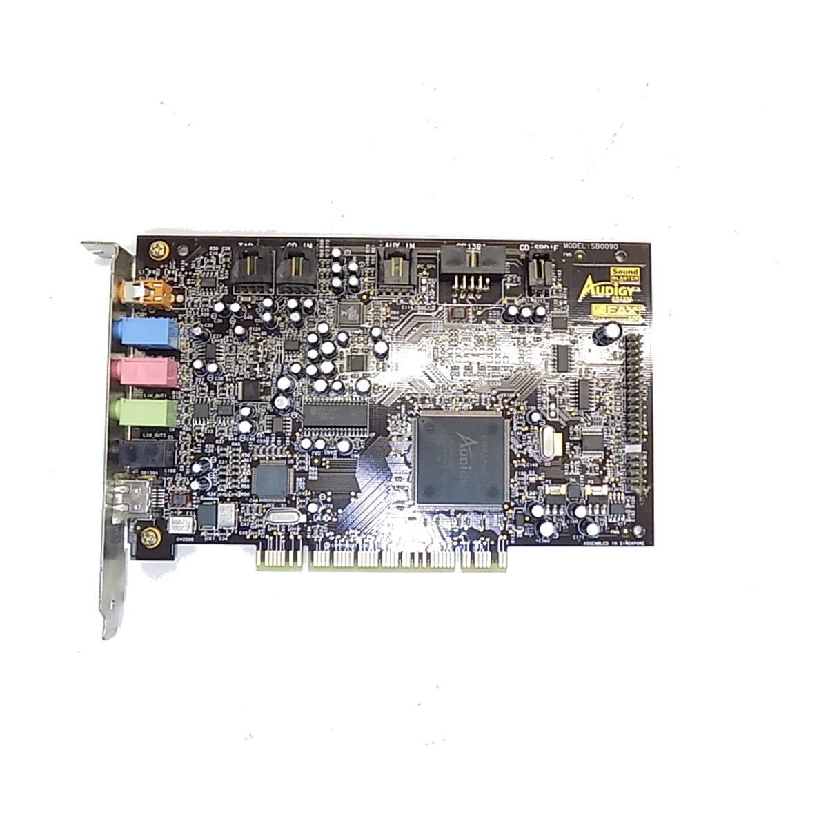 Creative SB0090 Sound Blaster Audigy EAX Advanced HD 5.1 Channel PCI Sound Card with SB1394 Firewire - Perfect for Gaming, Music Production & Home Theater PCs