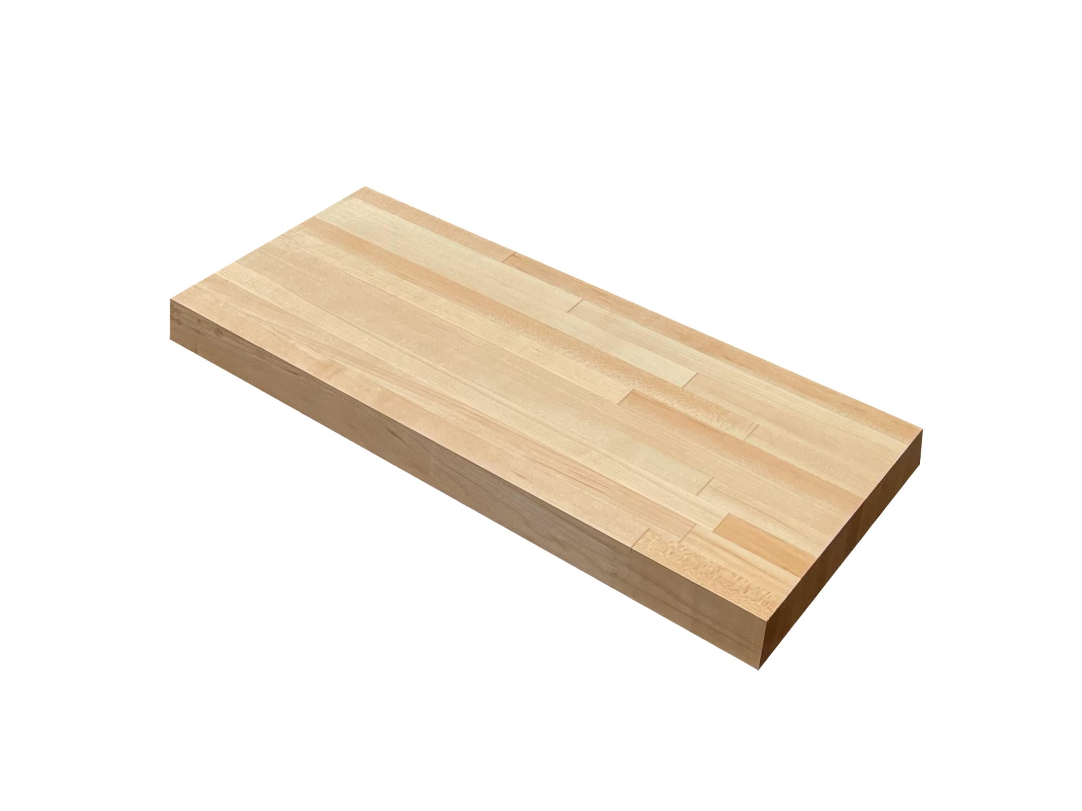 Premium Hard Maple Butcher Block Shelf - 1.5