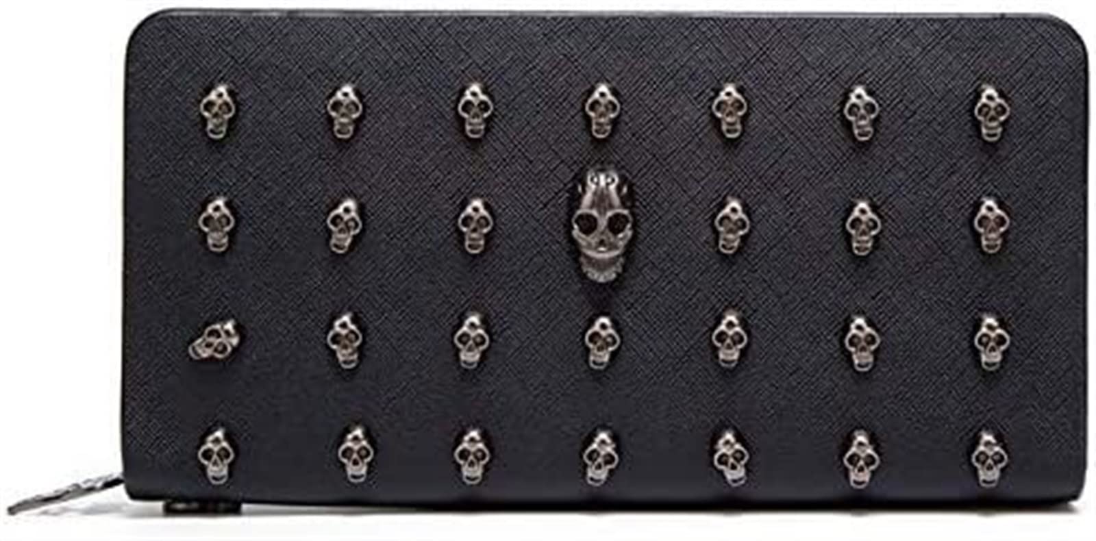 Women's Leather Wallet with Long Zipper - Slim RFID Blocking Card Holder & Coin Purse (Black) - Perfect for Travel, Shopping, and Everyday Use