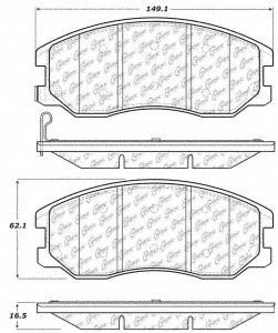 Centric 103.12640 Brake Pads - Premium Quality Replacement Brake Pads for Smooth & Safe Stopping Power | Perfect for Daily Commuting, City Driving & Highway Use